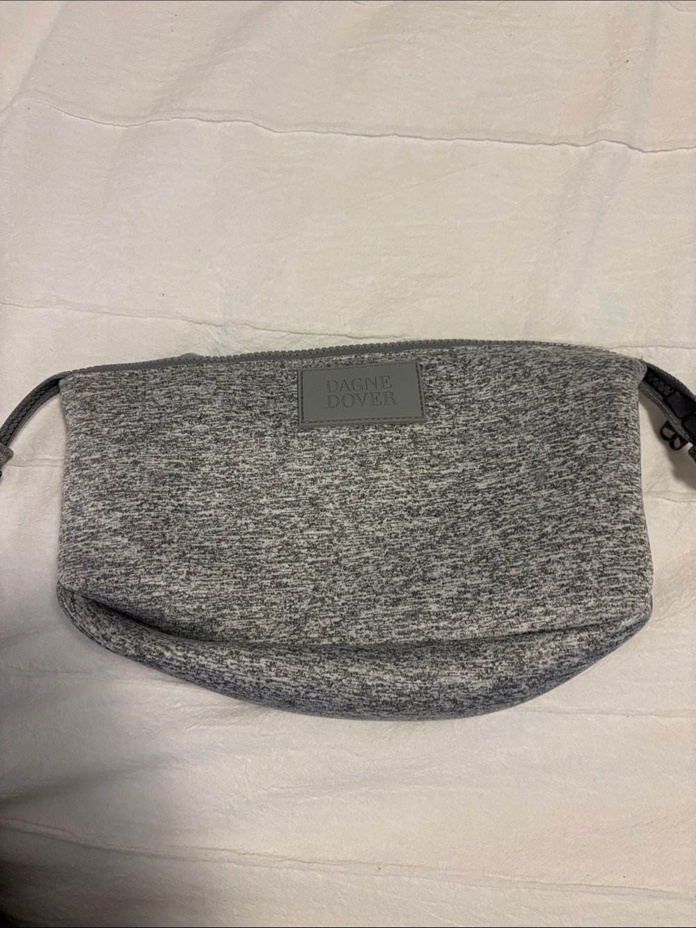 Dagne Dover Gray Heather Toiletry Bag